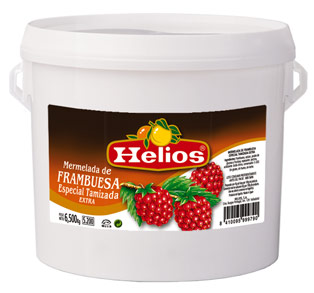 Mermelada de frambuesa tamizada 65º Helios