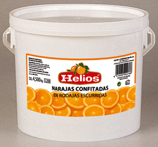 Naranja en rodajas escurridas Helios